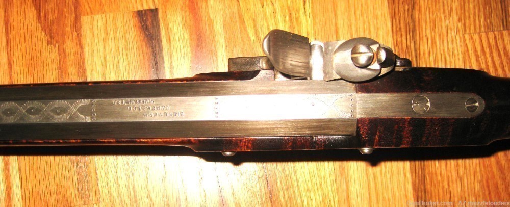 Bob Lienemann built Leman 58 caliber flintlock rifle made for Alamo movie -img-14