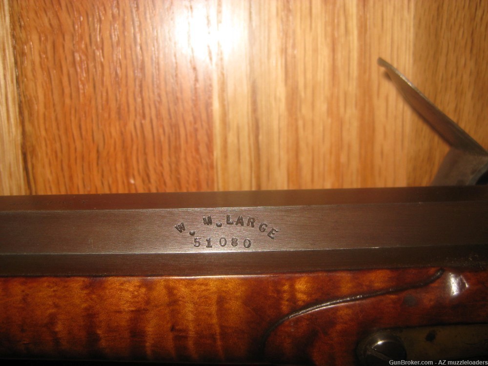 Fautheree Flintlock Rifle 50 Cal Bill Large Barrel Muzzleloader Curly Maple-img-16