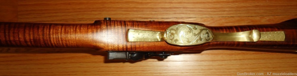 Kentucky Long Rifle 50 Cal Swamped Rice Barrel,  Chambers Ketland, Engraved-img-19