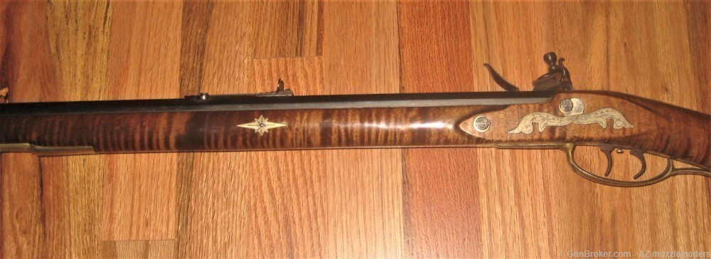Ray Miller Lehigh style Flintlock Rifle, 45 Cal, L&R lock, Curly Maple -img-5