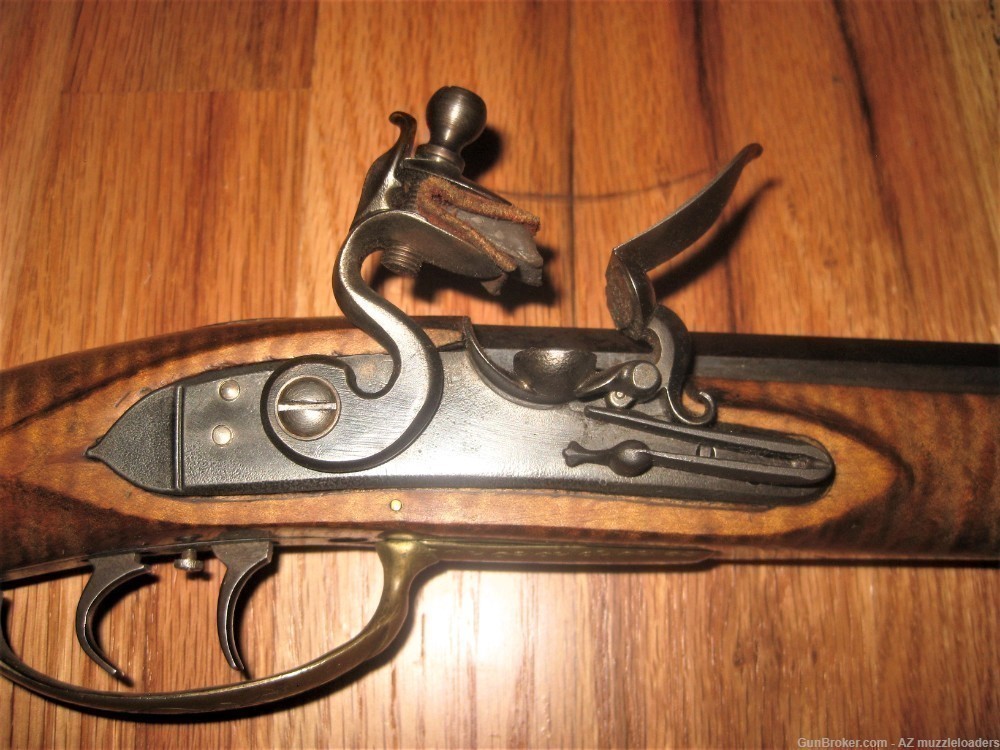 Ray Miller Lehigh style Flintlock Rifle, 45 Cal, L&R lock, Curly Maple -img-11