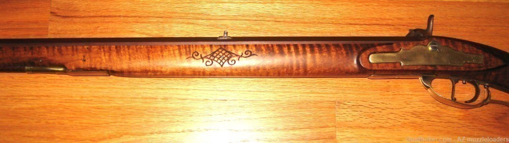 Kentucky Long Rifle Rice Barrel, Siler Percussion Lock, 40 Cal, 14 3/4" LOP-img-5