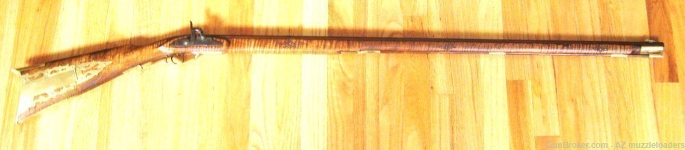 Kentucky Long Rifle Rice Barrel, Siler Percussion Lock, 40 Cal, 14 3/4" LOP-img-0
