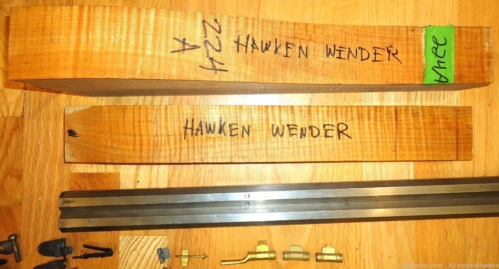 Hawken Muzzleloader Parts Set, Double 58 Cal, Swivel Breech, Rice Barrels-img-4