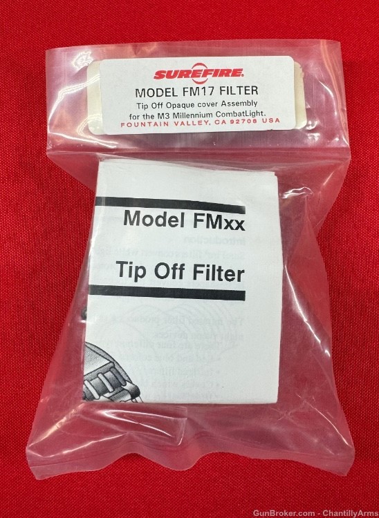 Vintage Surefire - Model FM17 Tip Off Opaque Filter Cover - New Old Stock-img-1