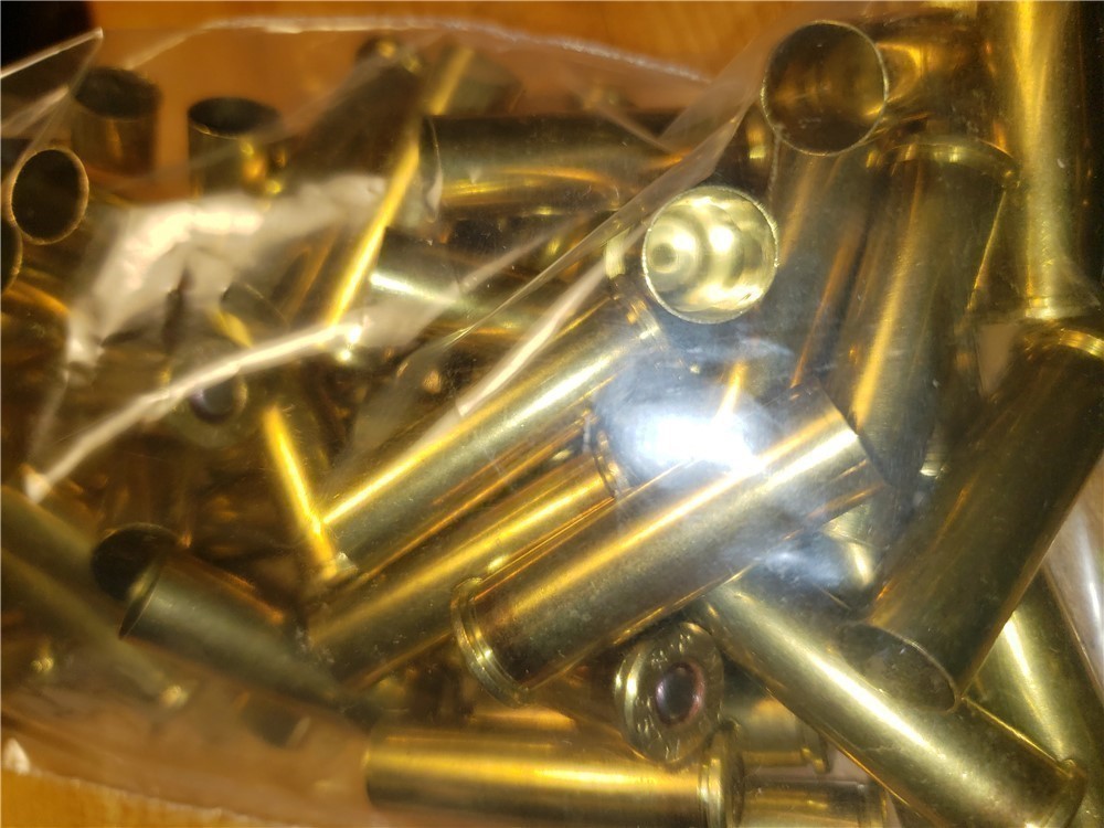 148ct Remington .357 primed brass - FAST FREE SHIPPING Y2+-img-0