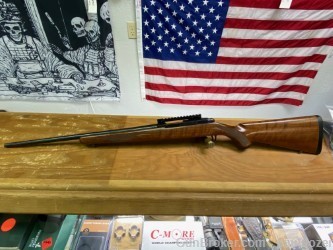 Ruger M77 22 Hornet with reloading dies, brass and projectiles-img-0