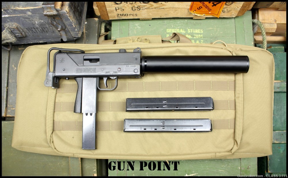 Early Original Ingram M10 NOS & Suppressor 9mm MAC 10 1970s EFile Form 3 -img-38