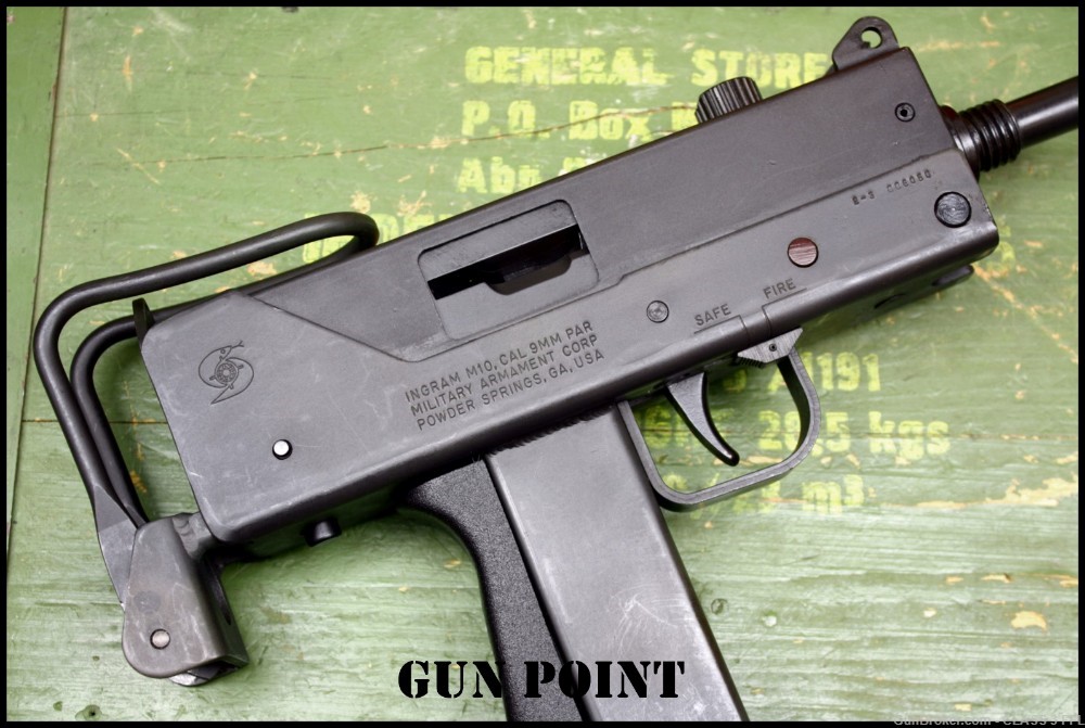 Early Original Ingram M10 NOS & Suppressor 9mm MAC 10 1970s EFile Form 3 -img-6