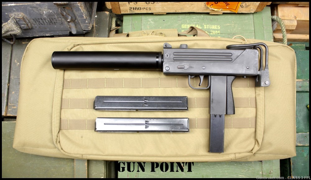 Early Original Ingram M10 NOS & Suppressor 9mm MAC 10 1970s EFile Form 3 -img-1