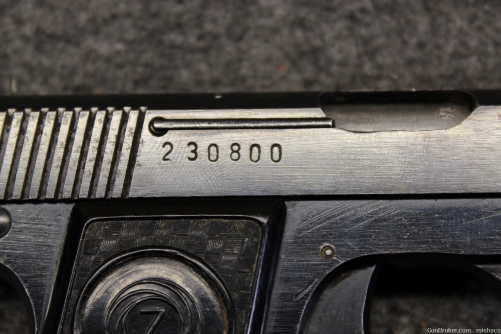 C&R Czechoslovakian CZ Duo 'Z' 6.35mm Browning(25 Colt) Czech Pocket Pistol-img-7