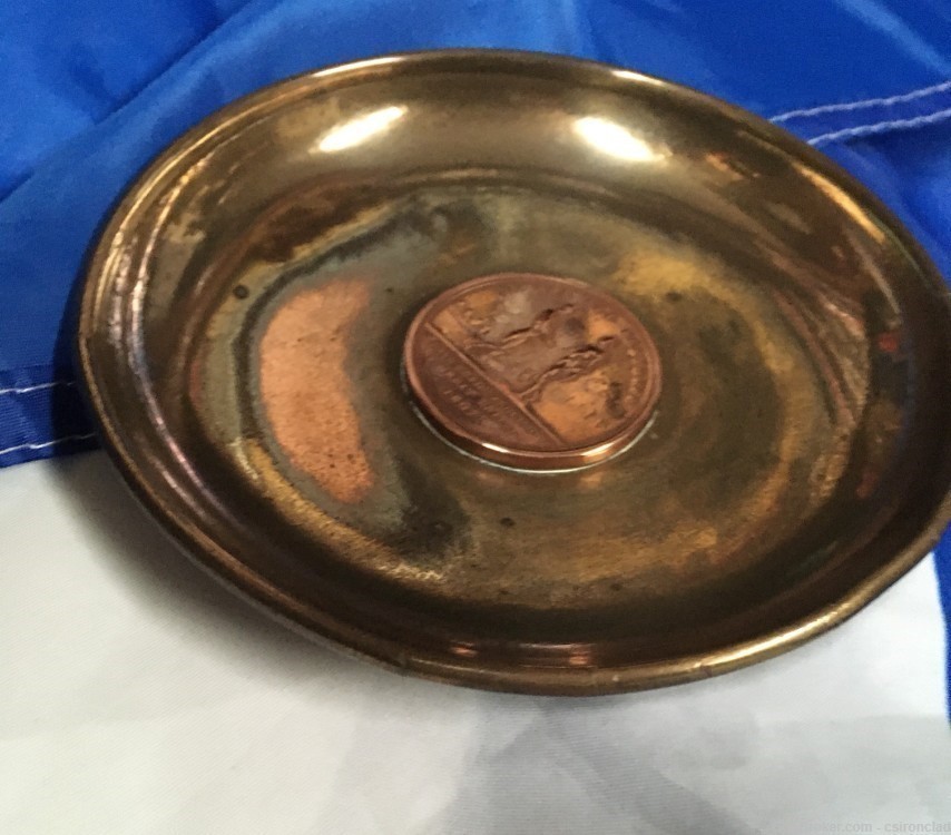 Abolitionist  Slave Token on a Receiving Tray Civil War -img-4