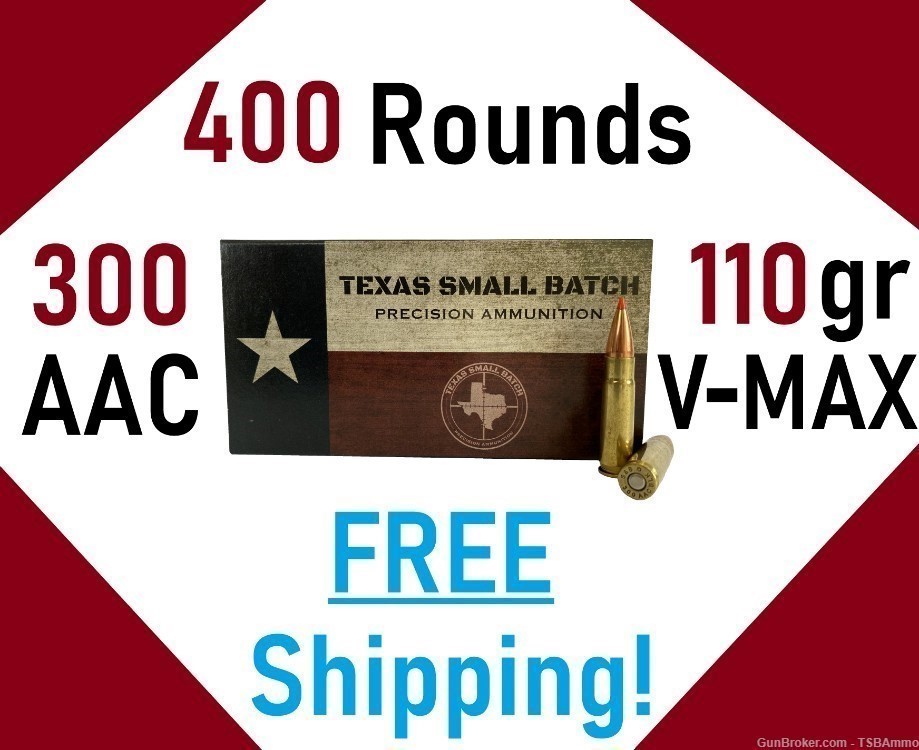 .300 AAC Blackout ammo 110gr V-Max .300 black out-img-0