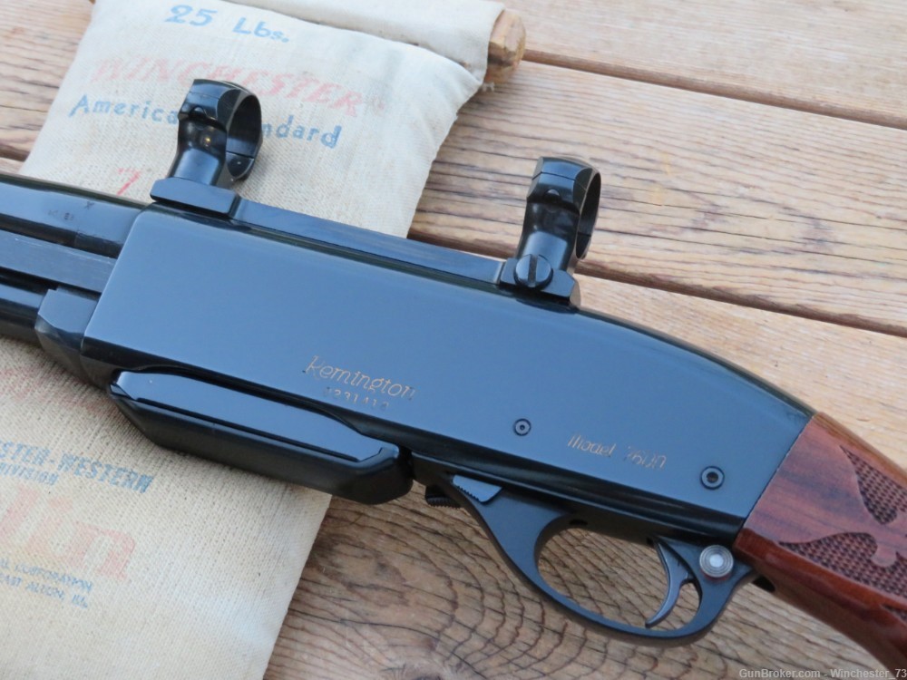 Remington 7600 30-06 pump action rifle 1984 BEAUTY -img-3