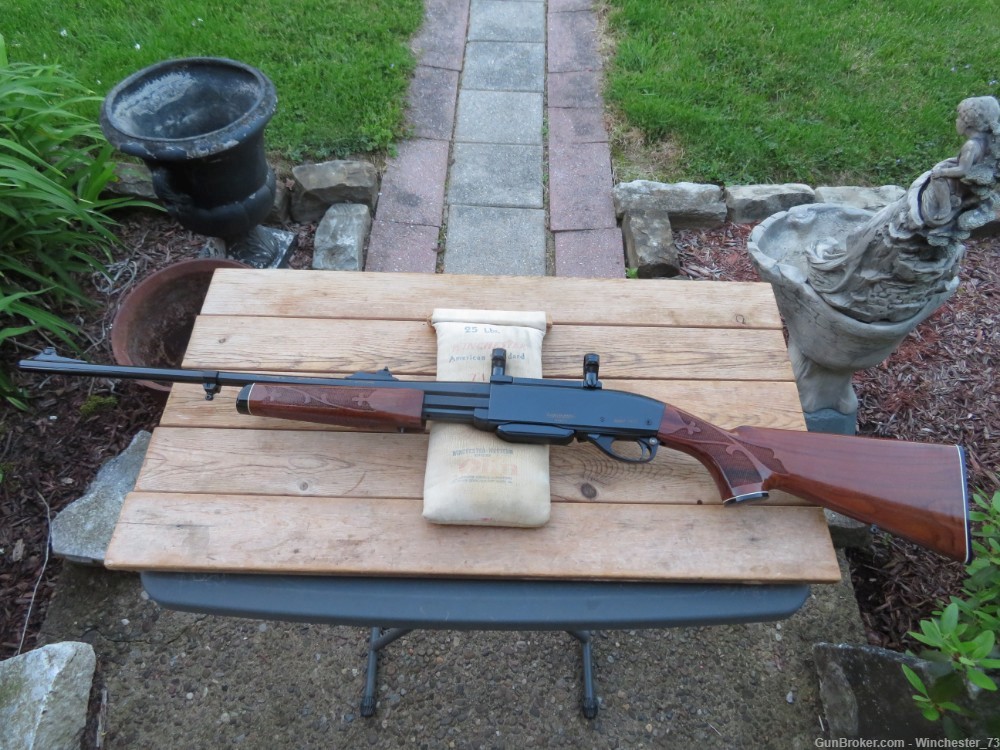 Remington 7600 30-06 pump action rifle 1984 BEAUTY -img-0