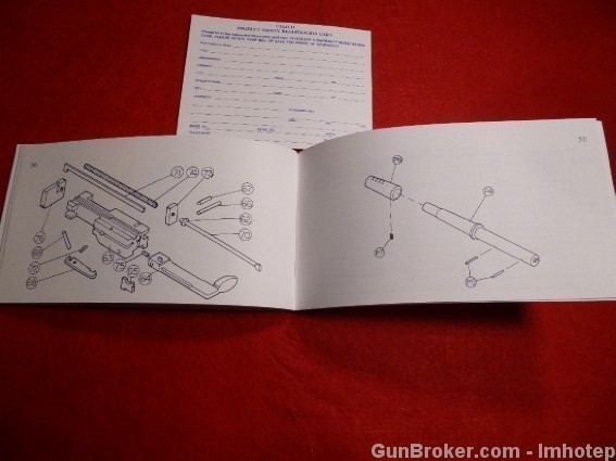 Calico M-100 Pistol Owner's Manual .22 LR -img-5