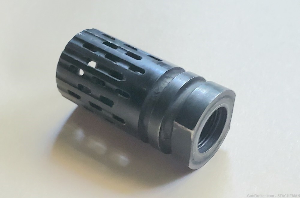 BATTLECOMP 2.0 Compensator/Muzzle Brake, 5.56mm, 1/2-28, Black-img-2