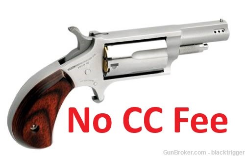 NAA 22MCP Mini-Revolver 22LR/22 WMR Comb 5 Shot 1.63" Ported SS Wood       -img-0