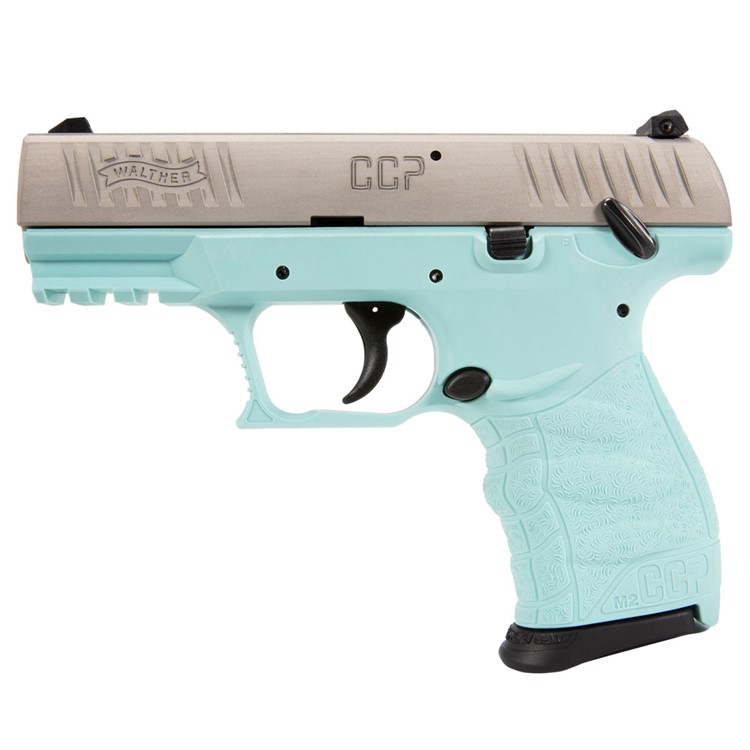 WALTHER CCP M2 .380 ACP 3.54in 8rd Angel Blue Pistol (5082512)-img-1