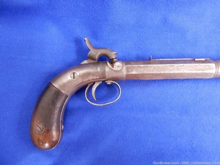 Civil War A&T Center Hammer Pistol with Holster-img-1