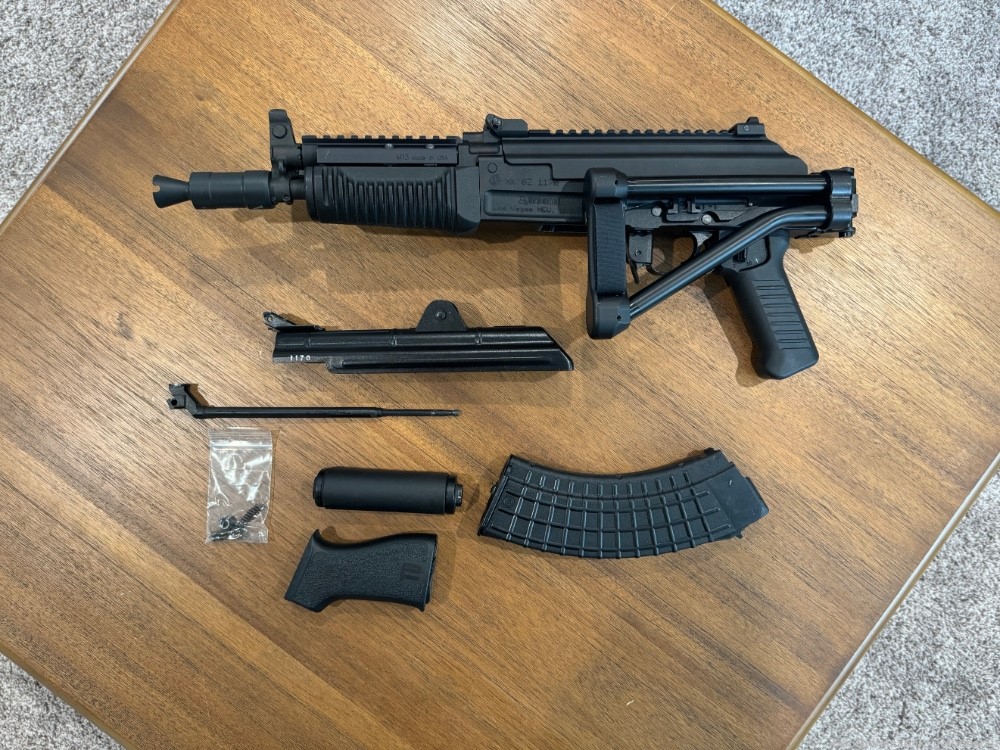 Arsenal SAM7K-44 pistol 7.62x39 8.5” barrel AK47 AKM w/ extras-img-7