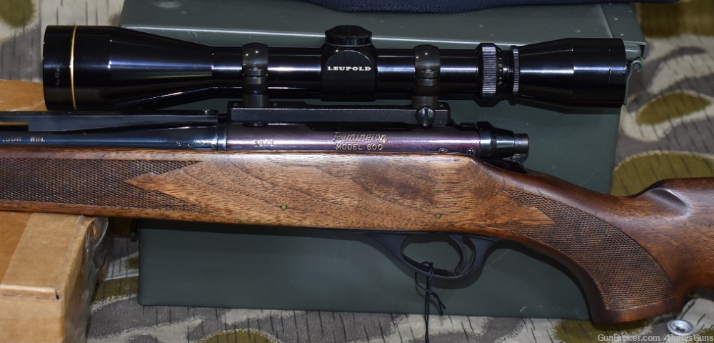 Remington Model 600 Rifle with Leupold Scope 308 Cal-img-2