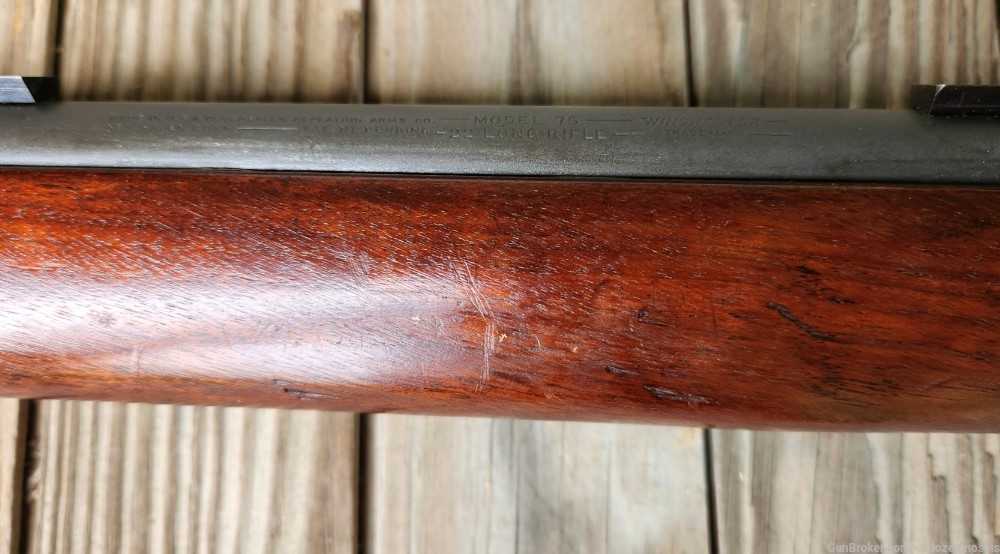 Ultra Rare Winchester 75 Military Trainer Target Rifle 22LR 1941 -img-3