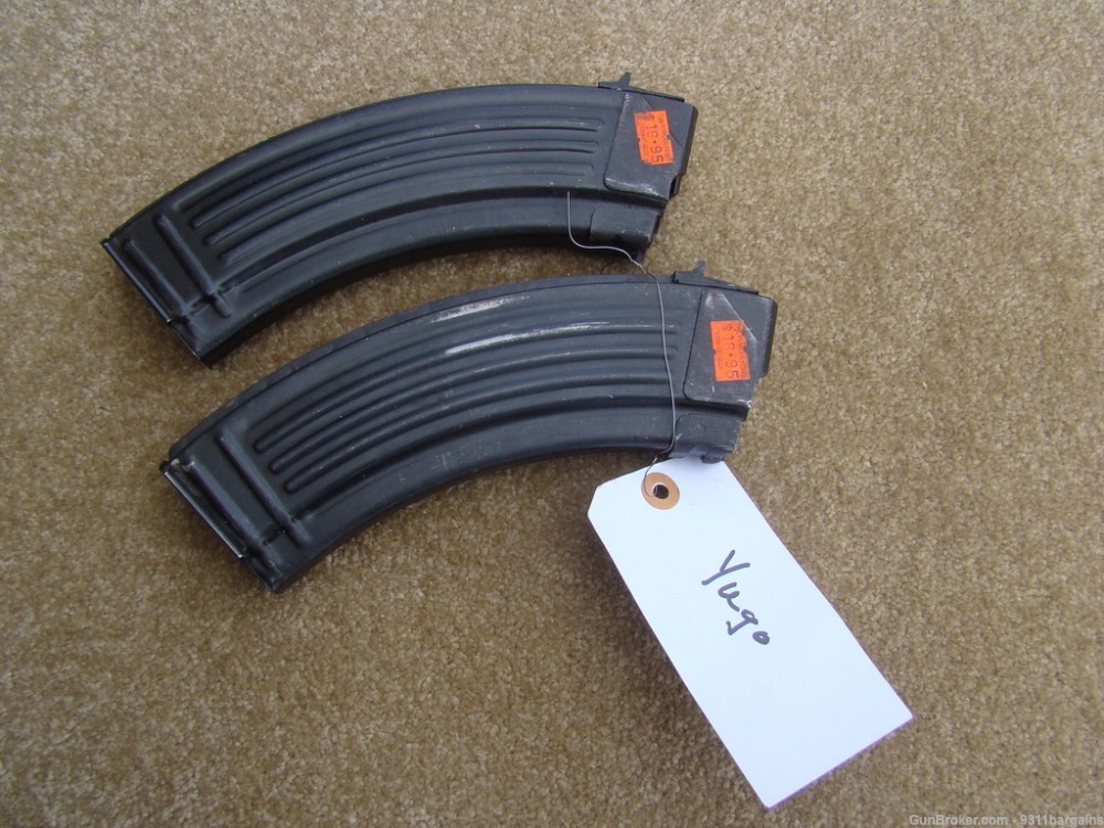 Two Yugo AK-47 pre ban  30 round magazines-img-0