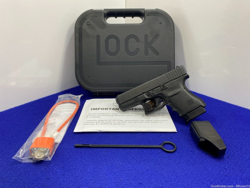Glock 30 Gen3 .45 ACP Black 3.77" *POWERFUL SUB-COMPACT HANDGUN* Reliable-img-0