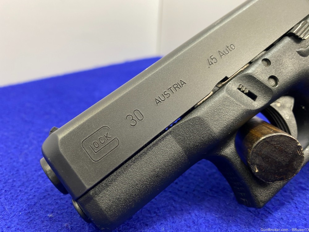 Glock 30 Gen3 .45 ACP Black 3.77" *POWERFUL SUB-COMPACT HANDGUN* Reliable-img-10