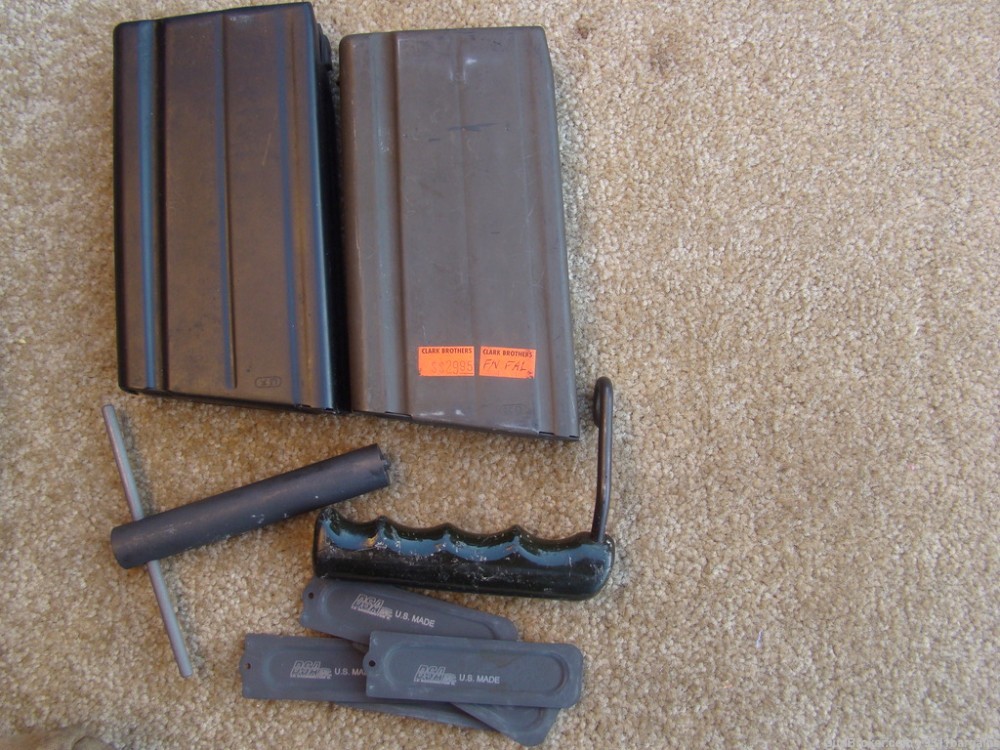 2 FN FAL 20 rd .308 Mags, IDF Israeli marked  w/ tools, parts-img-0