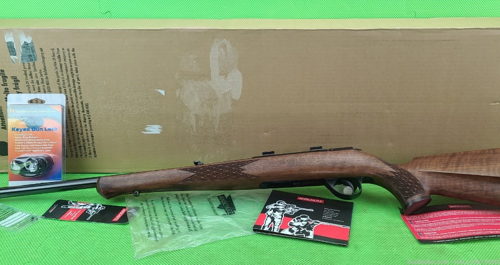 ANSCHUTZ 1710 * 22 LR Made in Germany 2018 Match 54 Action HIGH GRADE WOOD -img-2