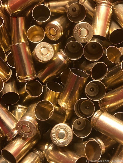 Brass Cases - 9mm – Once Fired - Primed – CCI 500 - Bulk (1500)-img-0