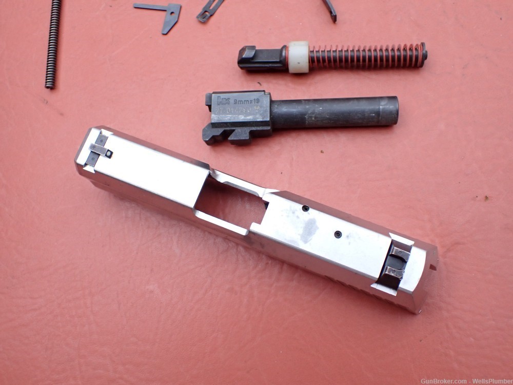 HECKLER & KOCH HK USP9 COMPACT 9MM STAINLESS FINISH PARTS-img-11
