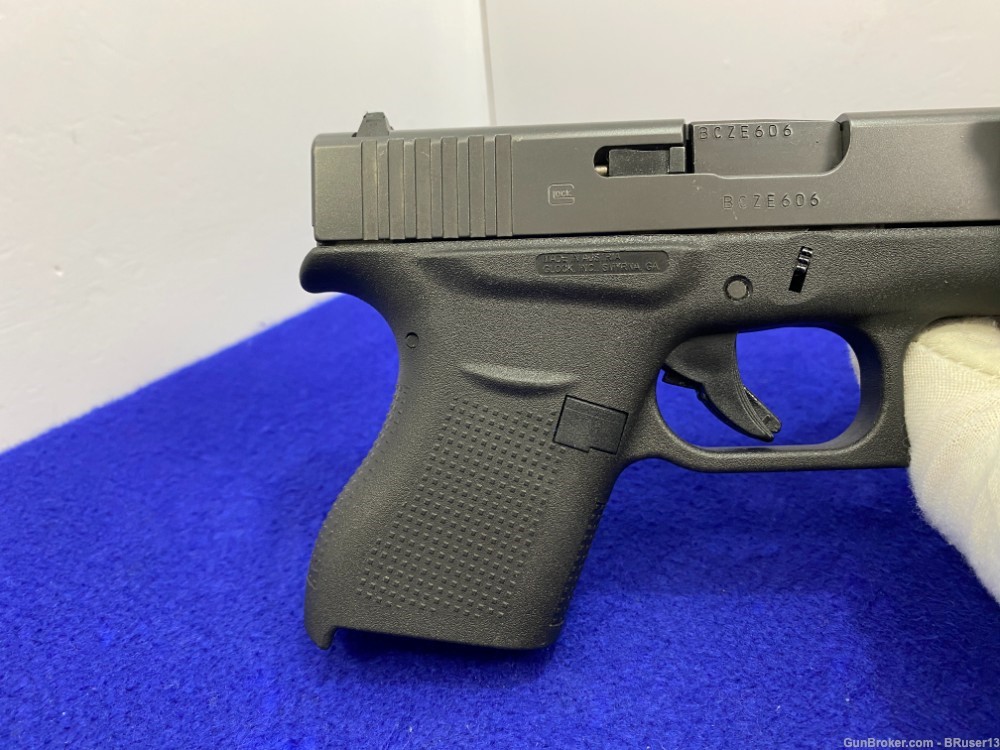 Glock 43 9mm Black 3.41" *EXCELLENT ULTRA-CONCEALABLE PISTOL*-img-37