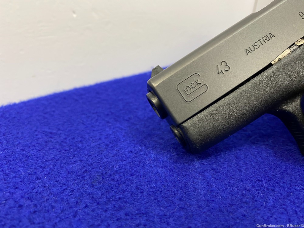Glock 43 9mm Black 3.41" *EXCELLENT ULTRA-CONCEALABLE PISTOL*-img-10