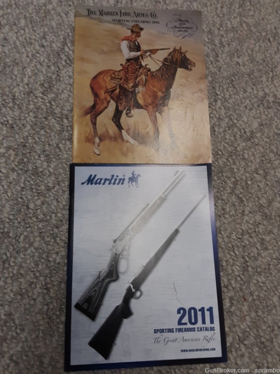 Two Marlin Sales Catalogs 1995 Anniversary 2011 Excellent-img-0