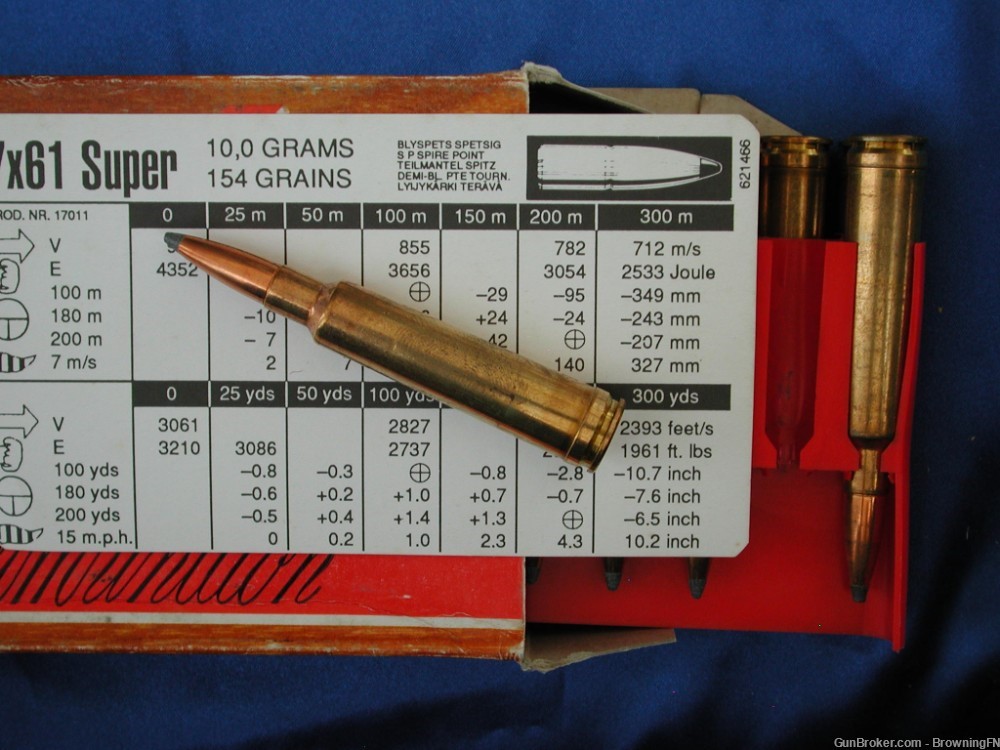 2 Original FULL Boxes Norma 7x61 Super 154 Grain Bullets 40 Rounds S&H-img-2