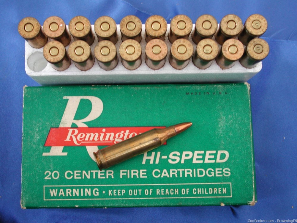 38 Original Remington 6.5 Magnum 100 Grain Bullets-img-1