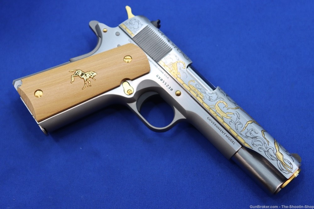 Colt Untamed Series ALACRAN 1911 Pistol GOLD ENGRAVED 38 Super 1 of 200 New-img-32