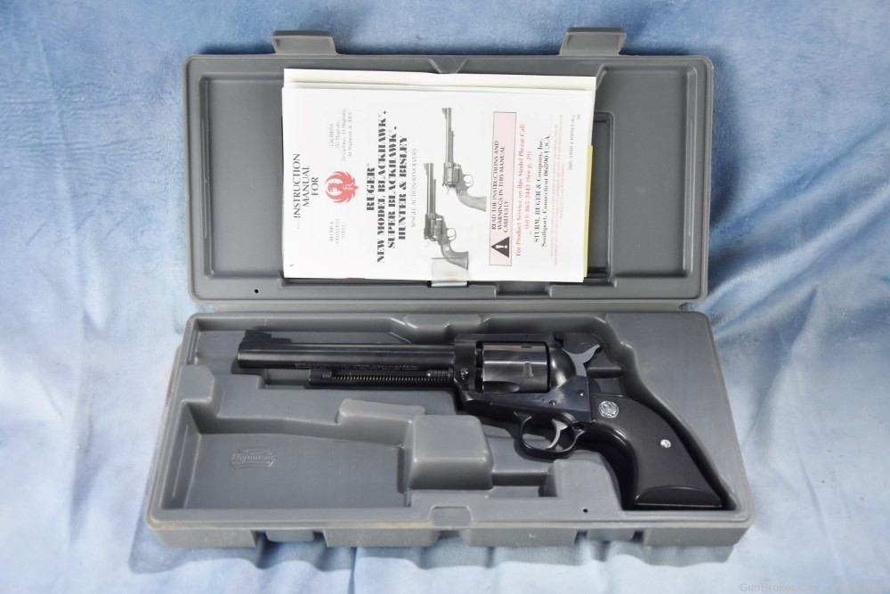 Ruger New Model Blackhawk .41 Rem Mag Single Action 6.5" Blue Revolver-img-31