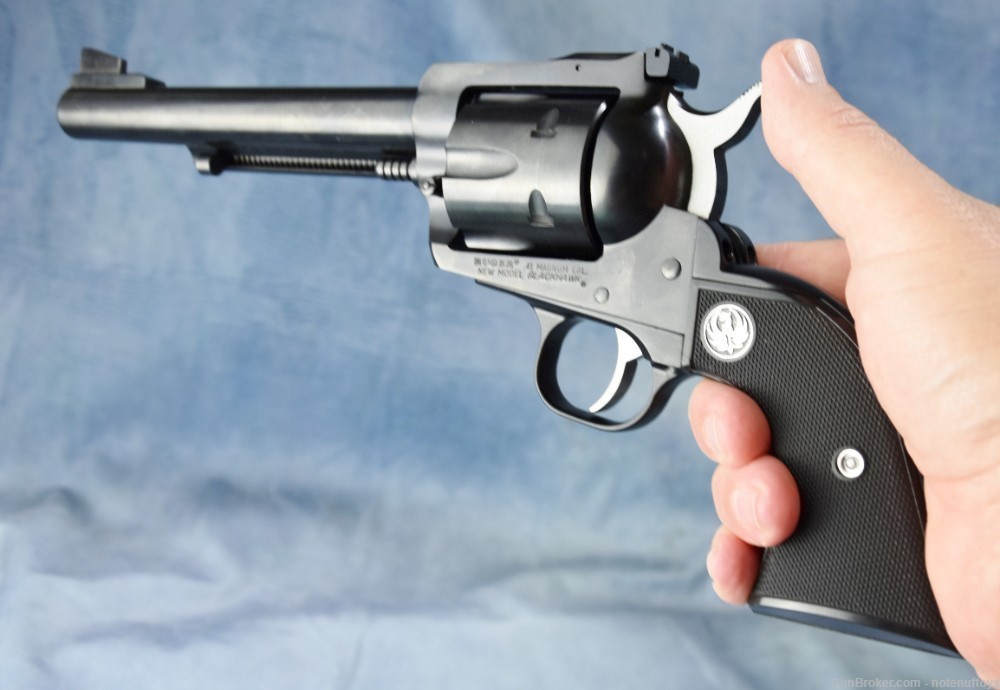 Ruger New Model Blackhawk .41 Rem Mag Single Action 6.5" Blue Revolver-img-3