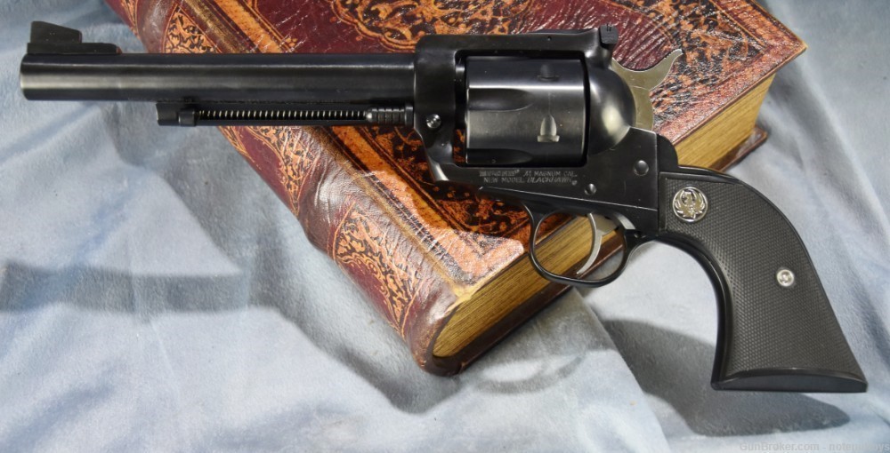 Ruger New Model Blackhawk .41 Rem Mag Single Action 6.5" Blue Revolver-img-15