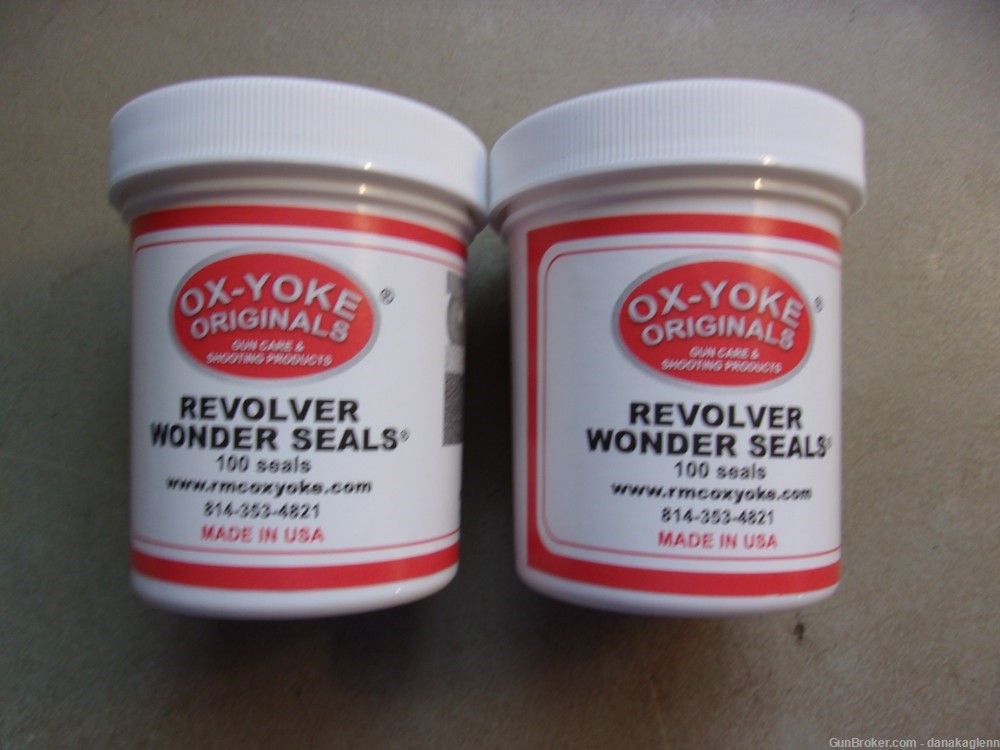 OxYoke Wonder Seals For All BP .44 Caliber Revolvers Like Pietta Uberti Etc-img-0