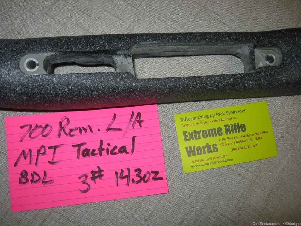 Tactical Fiberglass stock Remington 700 L/A BDL (REDUCED)-img-2