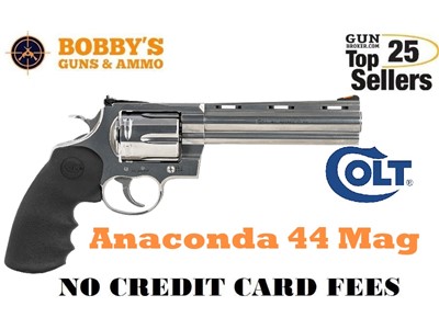 Colt Mfg ANACONDASP6RTS Anaconda 44 Mag 6 Shot Stainless