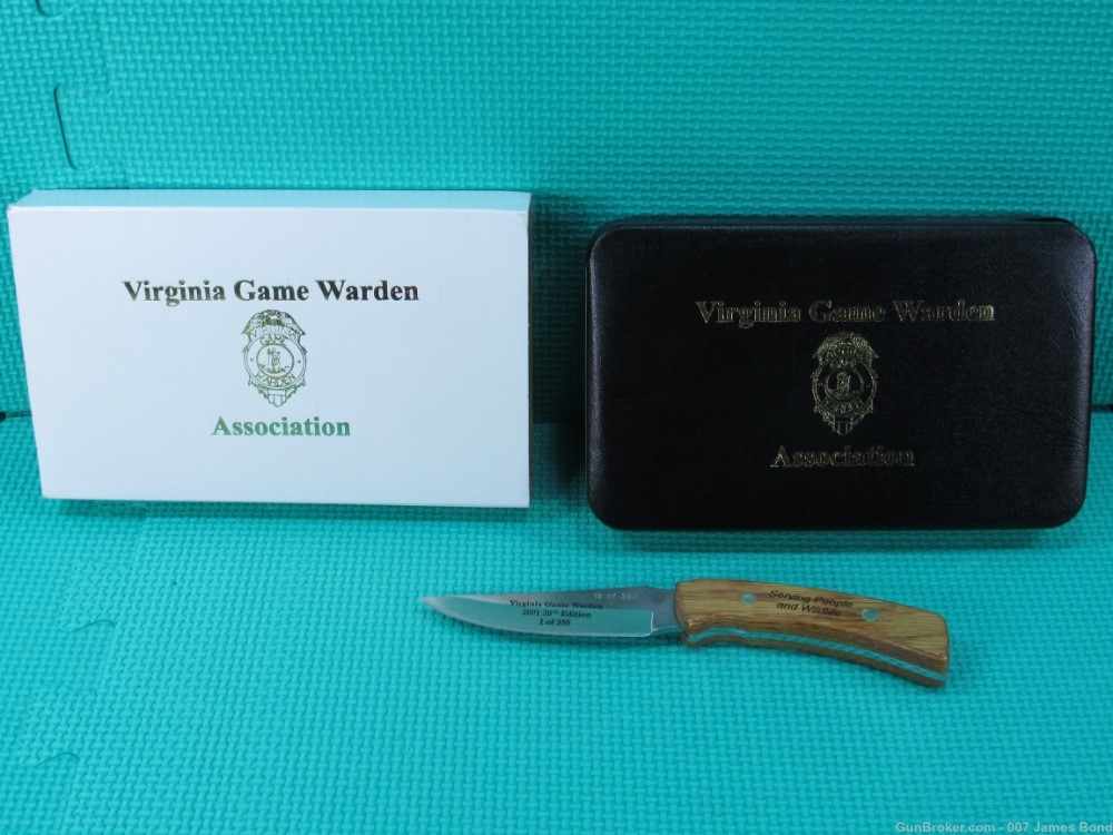 Collectible Lot of 26 Knives Virginia Game Warden Association Complete Set-img-63
