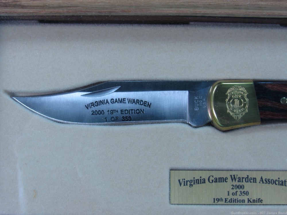 Collectible Lot of 26 Knives Virginia Game Warden Association Complete Set-img-61
