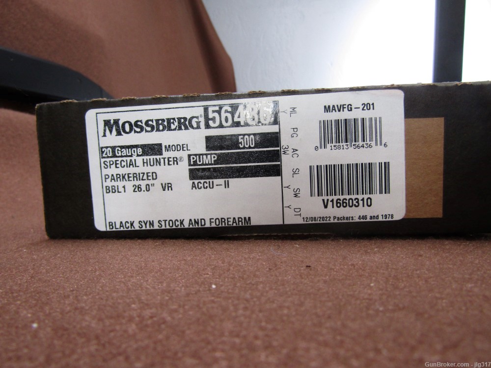 Mossberg 500 All Purpose Field 20 GA 3 In 26" Accu Choke 5 + 1 56436-img-18