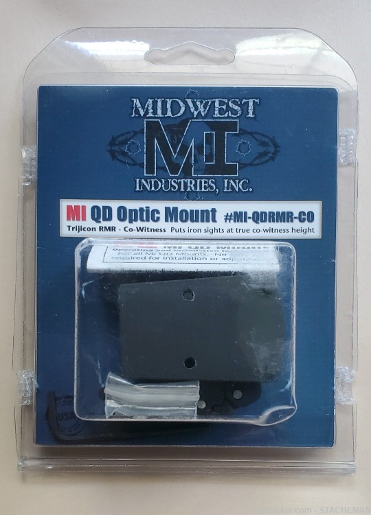 Midwest Industries QD Mount for Trijicon RMR/SRO, Absolute Cowitness, Used-img-0